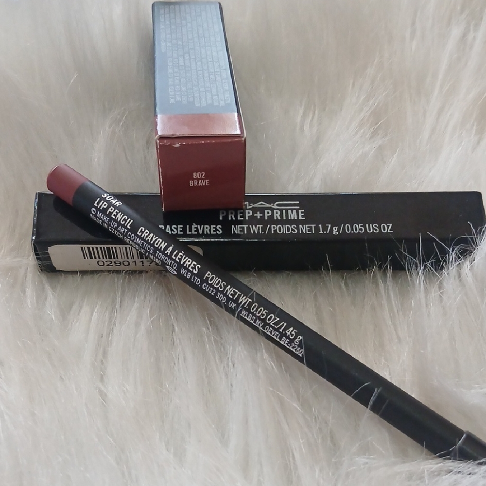MAC Cosmetics SOAR Lip Pencil BRAVE Lipsstick & PREP+Prime Lip